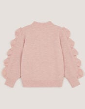 Dahlia Christmas Reindeer Jumper, Pink (PINK), large