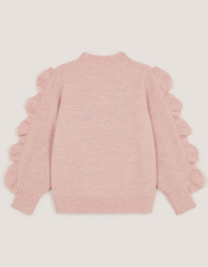 Dahlia Christmas Reindeer Jumper, Pink (PINK), large