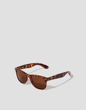 Wayfarer Sunglasses, Brown (BROWN), large