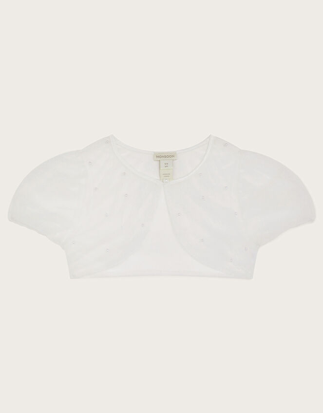 Pearl Tulle Cover Up, Ivory (IVORY), large