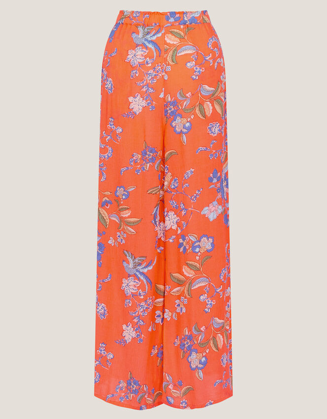 Kaia Floral Trousers , Orange (ORANGE), large