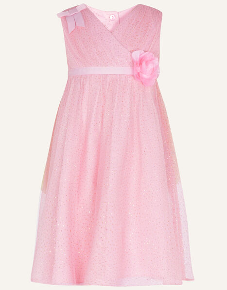 Baby Glitter Wrap Dress Pink, Pink (PINK), large