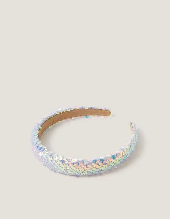 Frosted Sequin Headband, , large