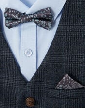 Four-Piece Oliver Check Suit, Blue (NAVY), large