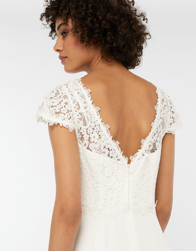 Catherine Lace Maxi Wedding Dress, Ivory (IVORY), large