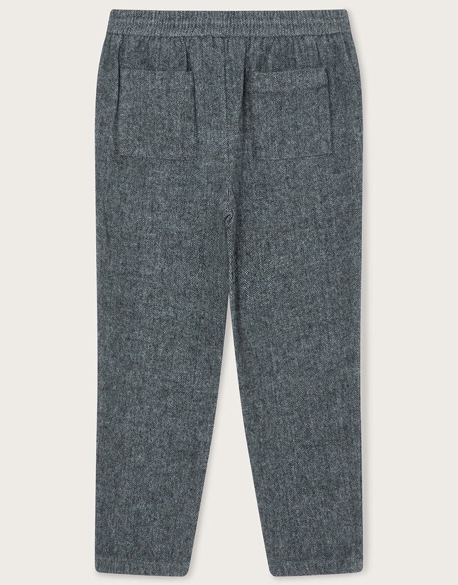 Herringbone Trousers Grey