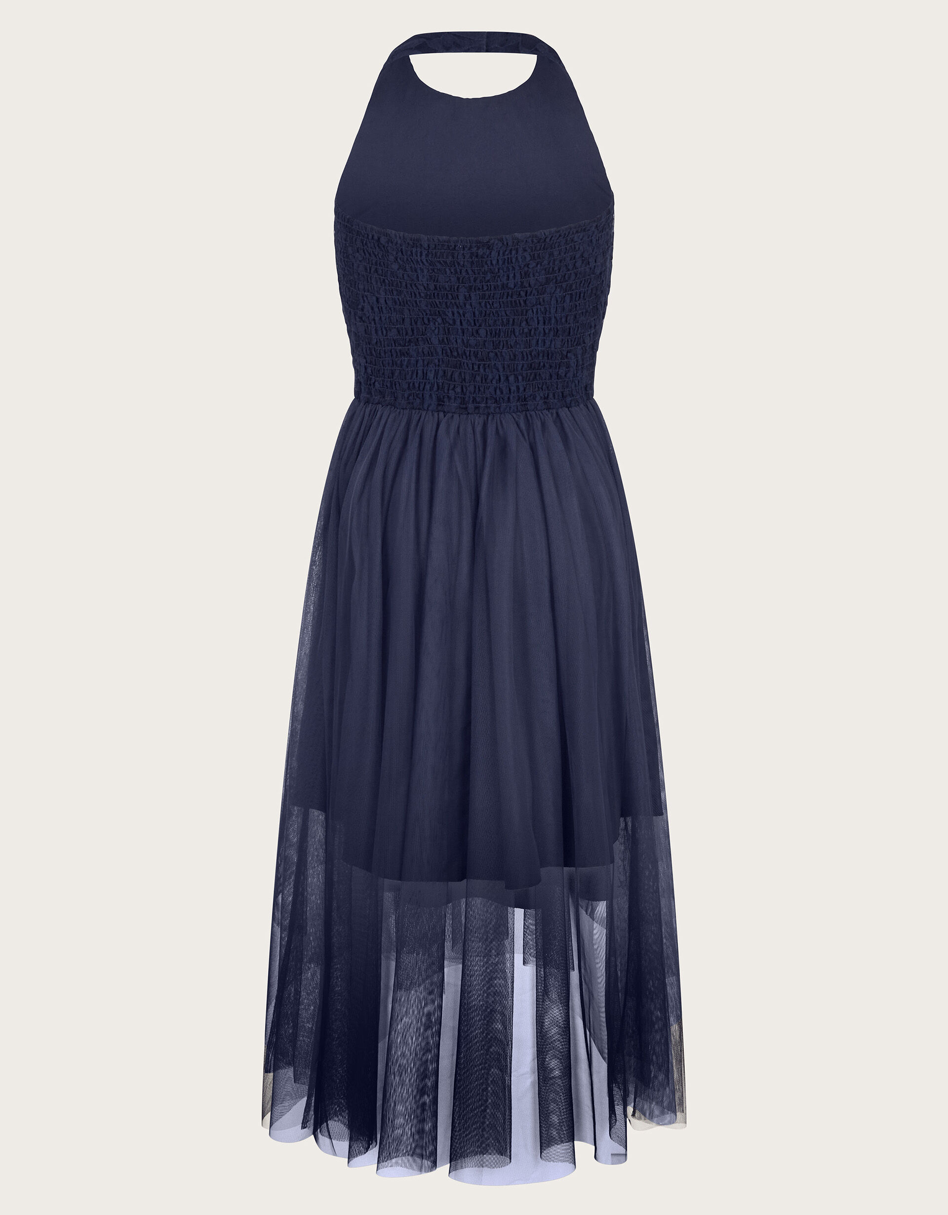 Hayley Halter Lace Prom Dress Blue Prom Dresses Shoes Monsoon UK