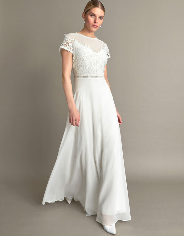 Merle blouson bridal maxi dress ivory Clearance