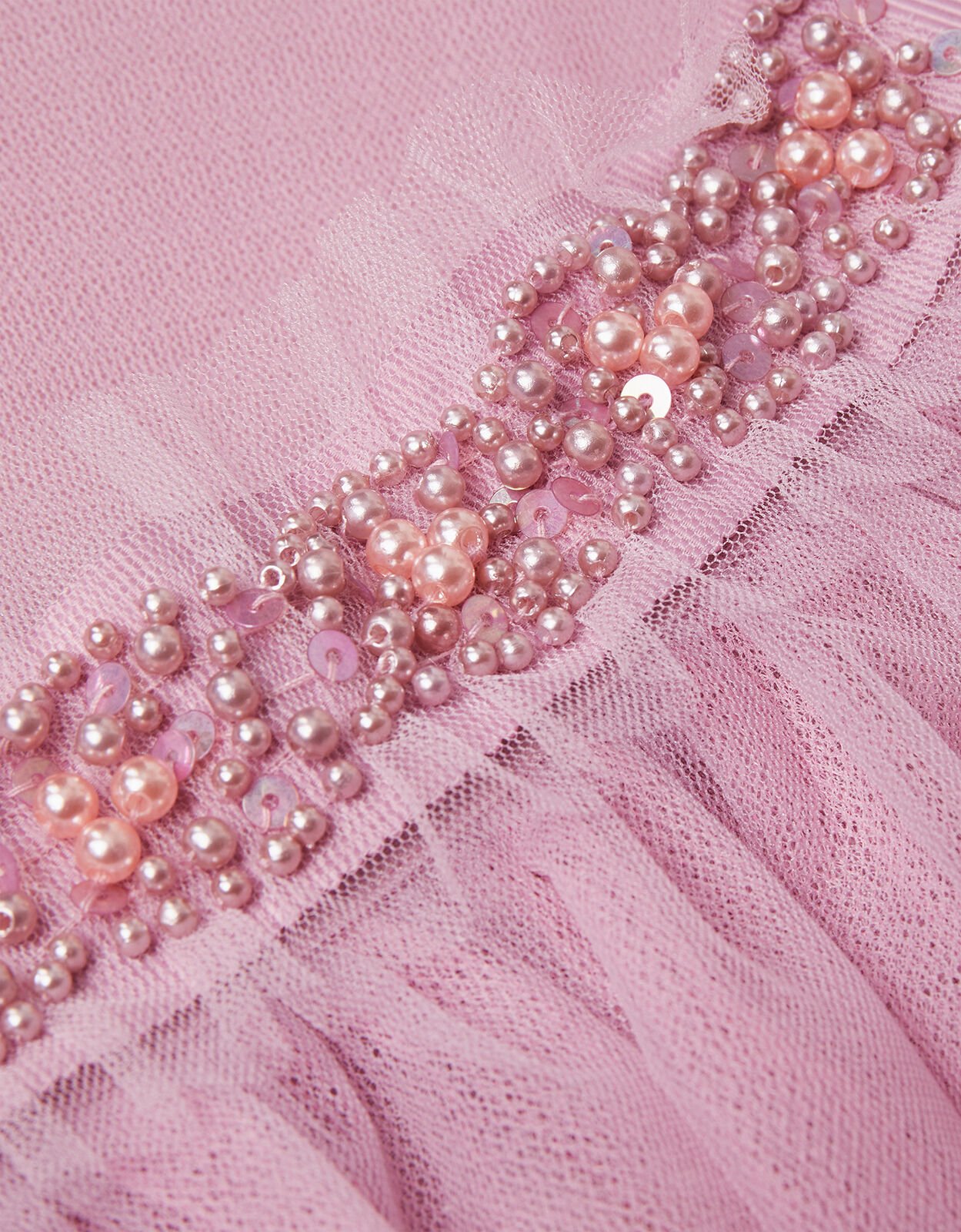 Land of Wonder Beaded Belt Tutu Skirt Pink