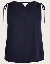 Nyla Sleeveless Tank Top with LENZING™ ECOVERO™ , Blue (NAVY), large