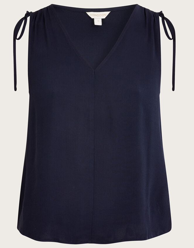 Nyla Sleeveless Tank Top with LENZING™ ECOVERO™ , Blue (NAVY), large