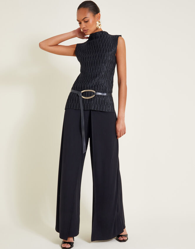 Wanda Wrap Trousers, Black (BLACK), large
