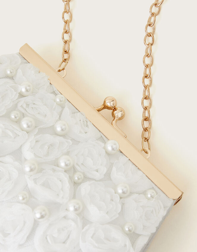 Rosette Pearl Bag, , large