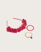 Roses Headband and Bracelet Set, , large