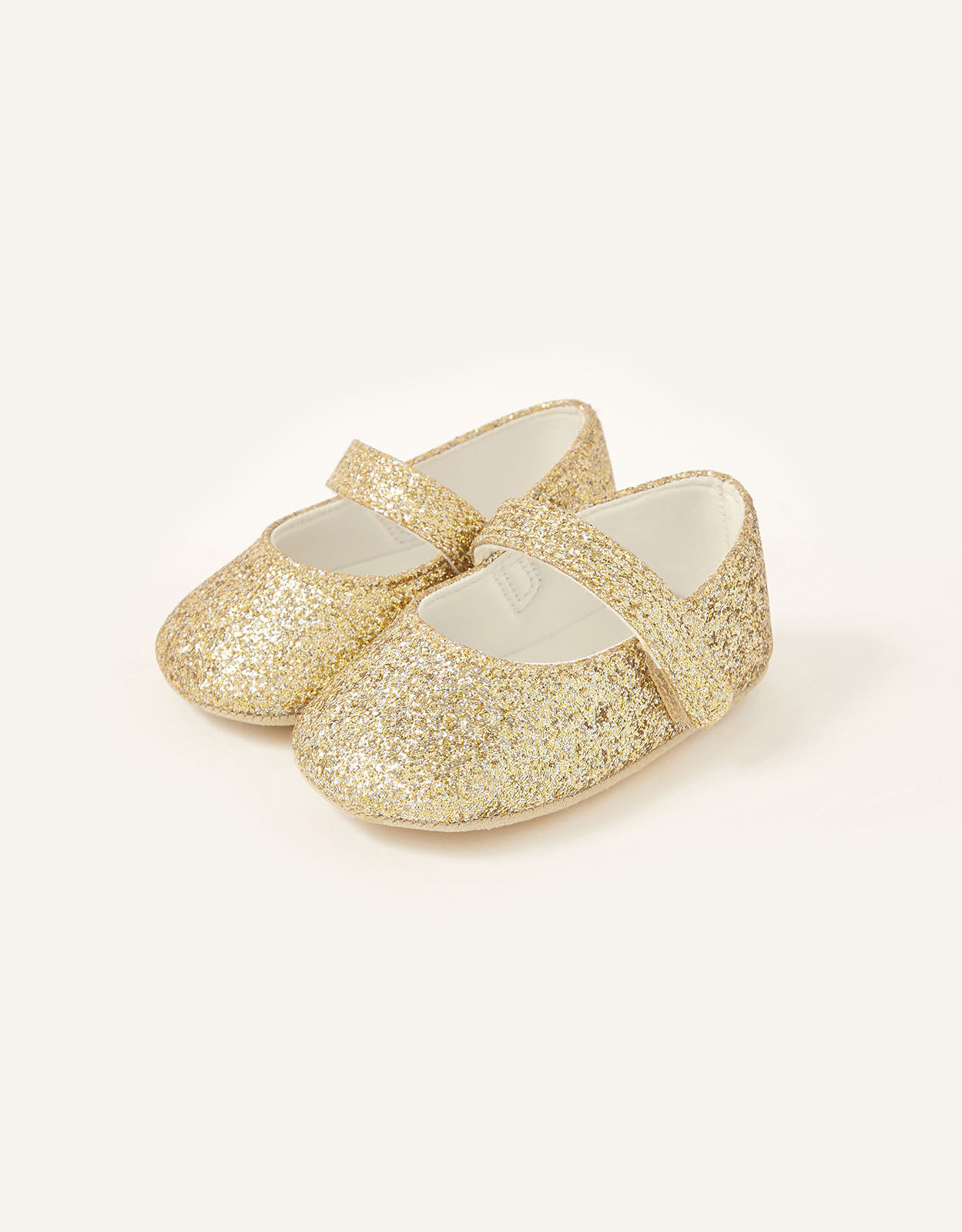 Gold baby shoes size 4 Clearance