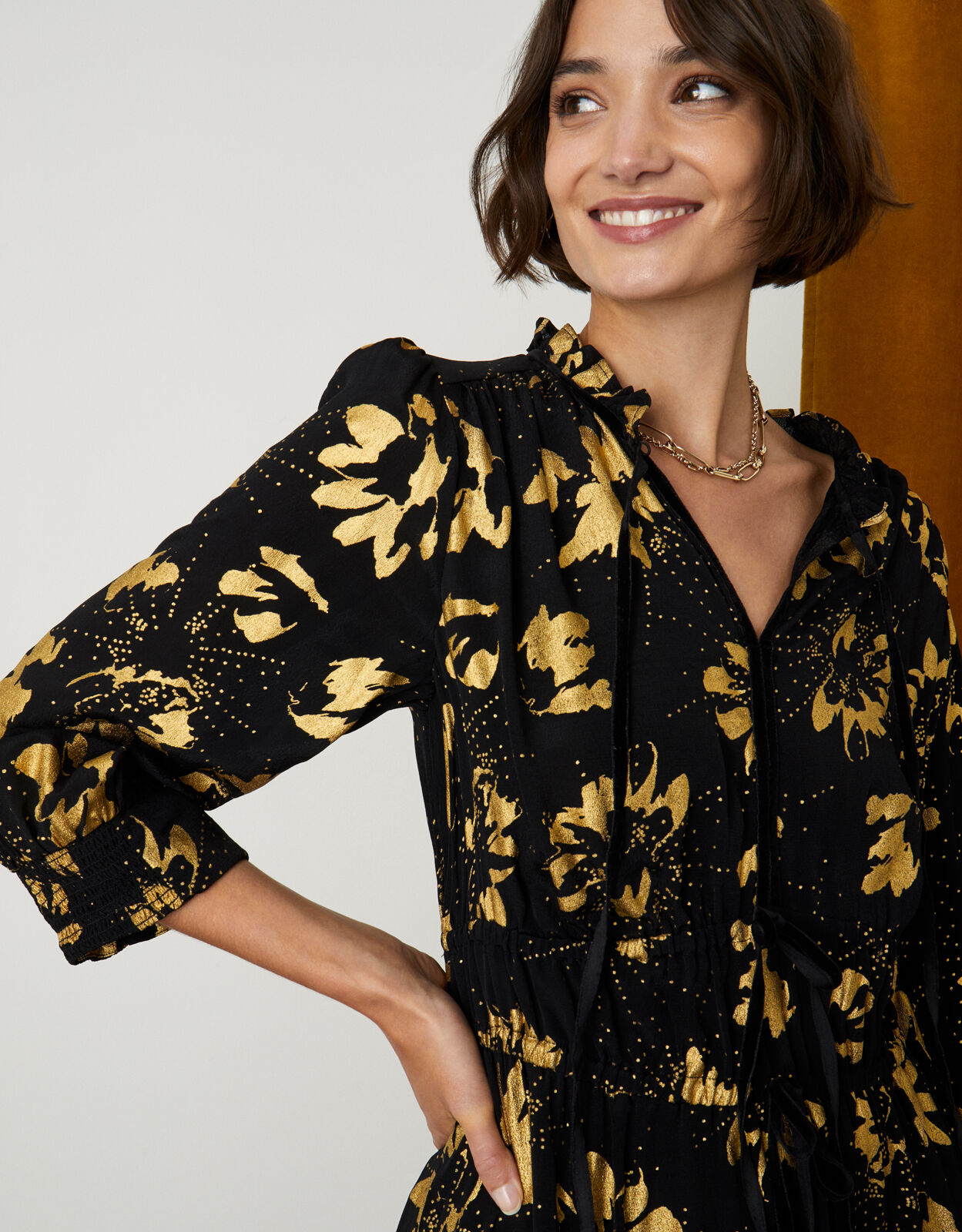 Foil on sale print dress
