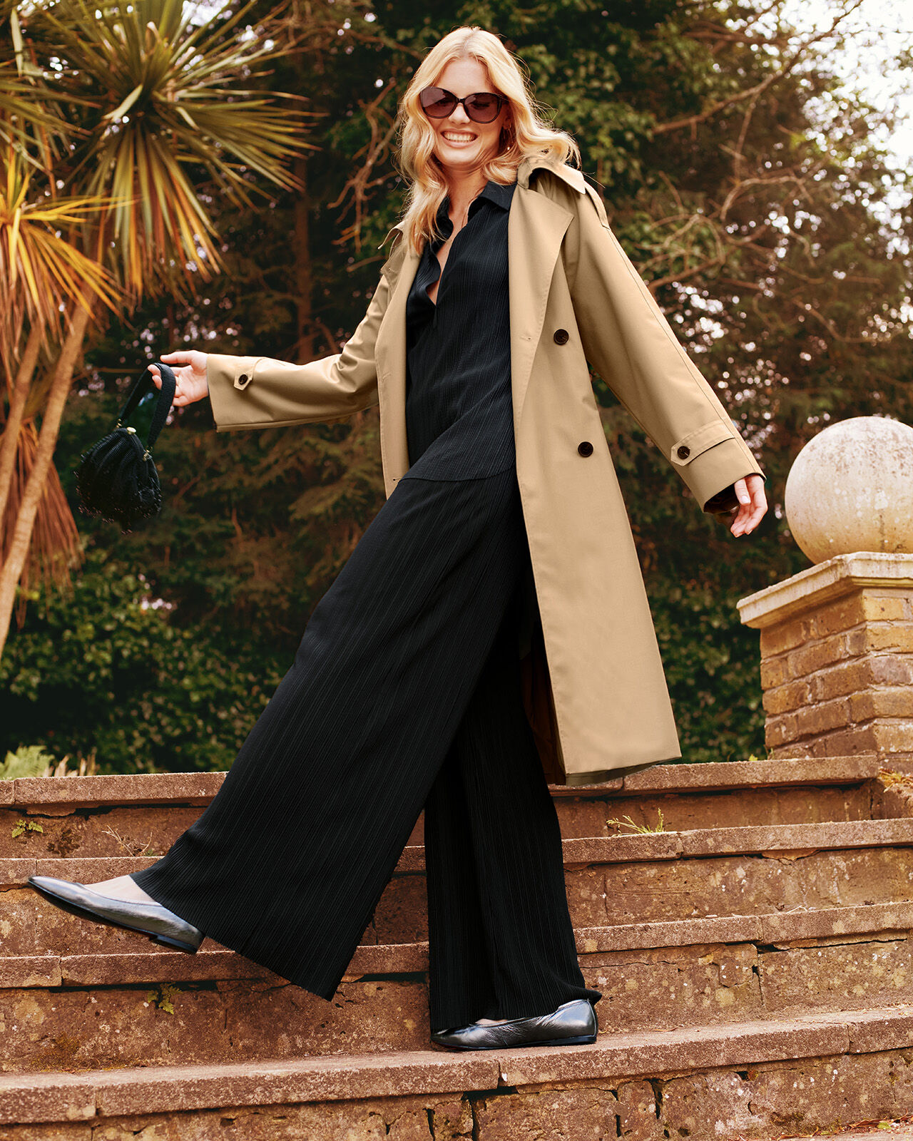 Midi Trench Coat Camel