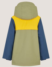 Water-Resistant Colourblock Rain Jacket, Multi (MULTI), large