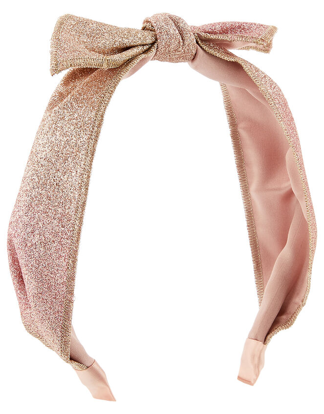 Ombre Glitter Knot Headband, , large