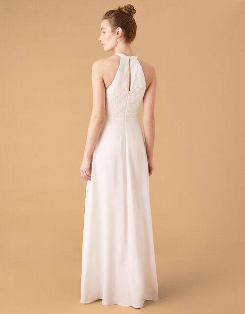 Monsoon – Madison Embroidered Halter Bridal Dress Ivory Robes de mariée à moins de 500 euros MONSOON