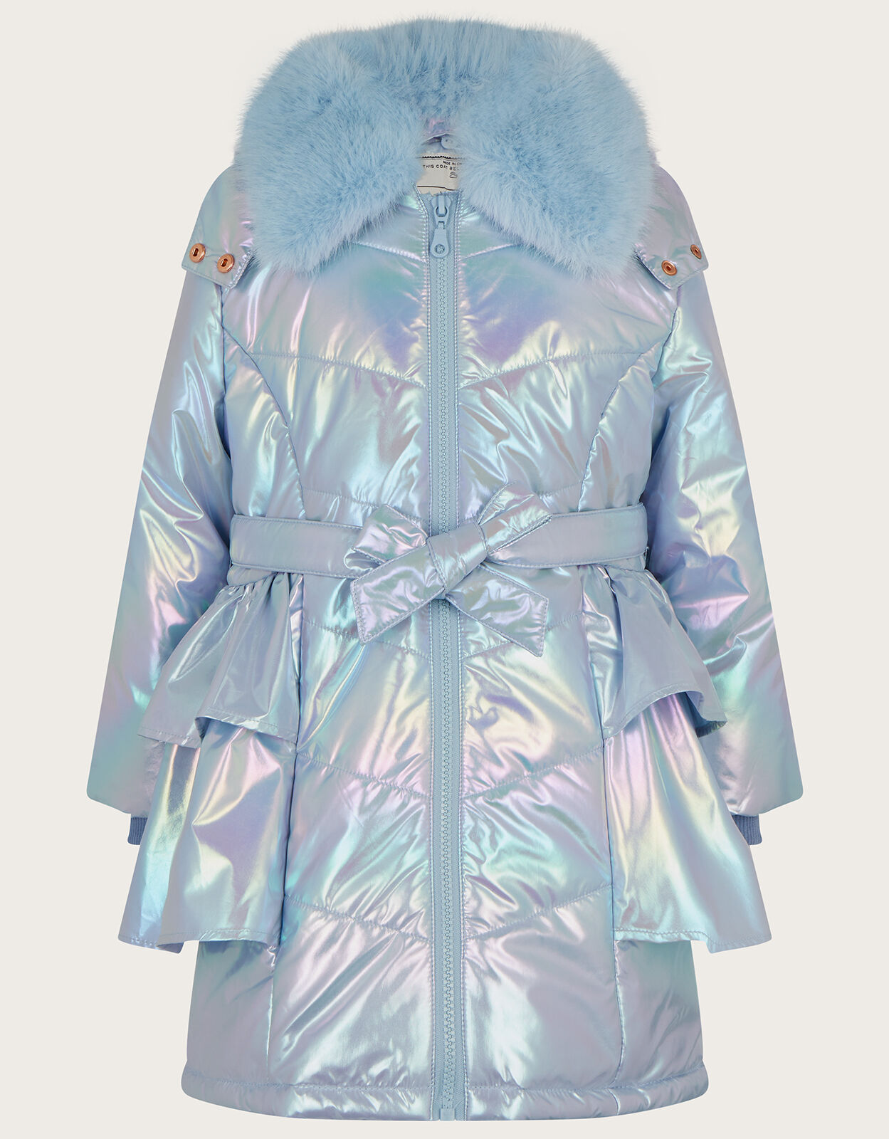 Metallic coat on sale