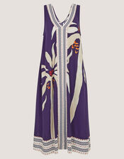 Paloma Sleeveless Midi Dress, Blue (NAVY), large