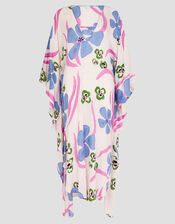 Fiona Maxi Print Kaftan, Ivory (IVORY), large