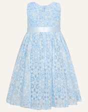 Lottie Lace Dress, Blue (BLUE), large