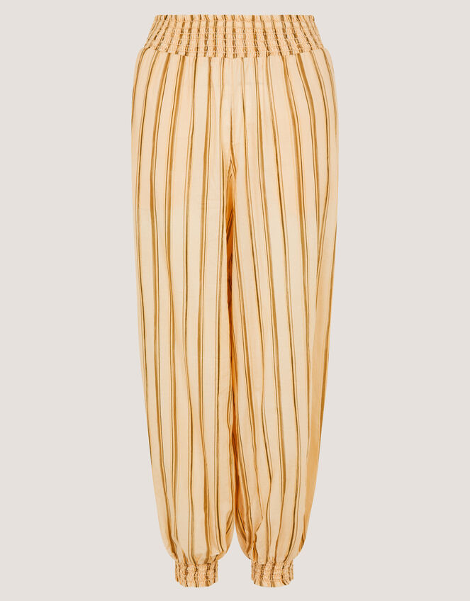Eve Stripe Balloon Trousers Ivory