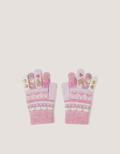 Unicorn Knit Gloves, Multi (MULTI), large