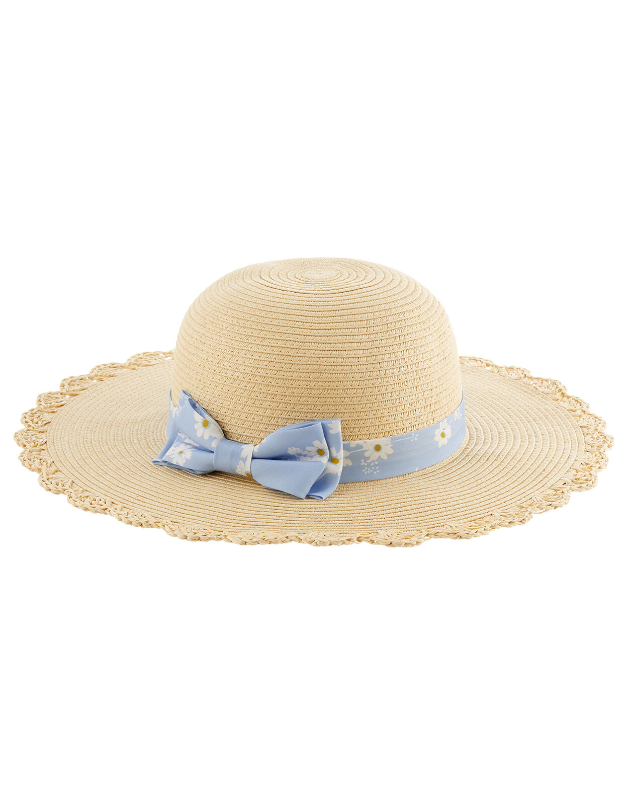 Ella Daisy Floppy Hat Natural Gloves Hats Scarves Monsoon UK