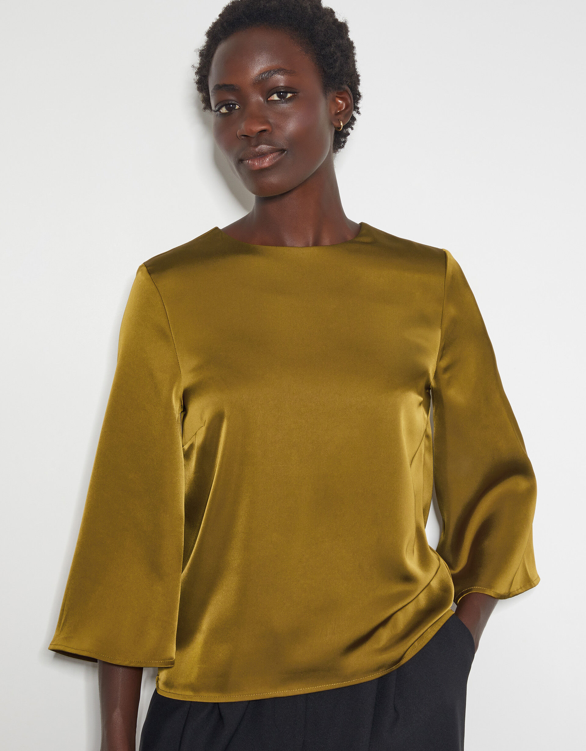 Satin top blouse online