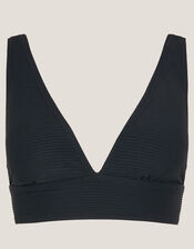 Kina Triangle Bikini Top, Black (BLACK), large