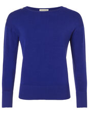Star Stud Knit Jumper, Blue (COBALT), large