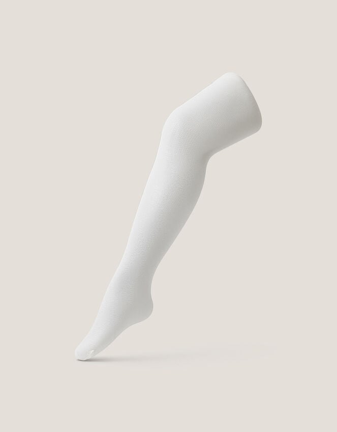 Baby Diamond Butterfly Tights, Ivory (IVORY), large