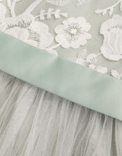 Alicia Embroidered Lace Maxi Dress, Green (GREEN), large