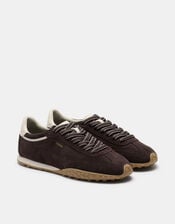 Hoff Bridge Suede Trainers, Brown (CHOCOLATE), large