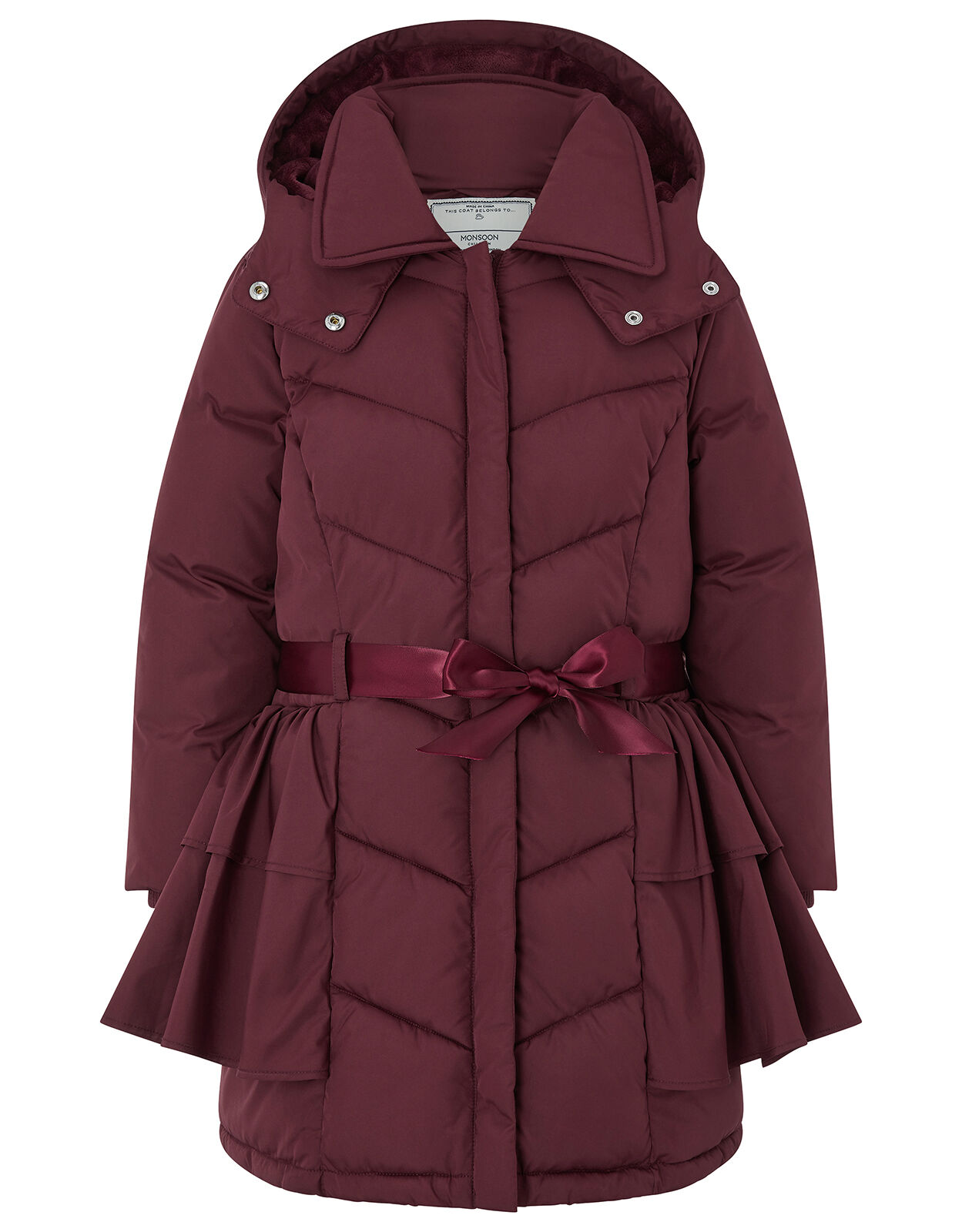 Monsoon tallulah ruffle coat outlet