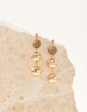 Tiered Ball Earrings, , large