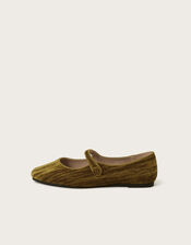 Esme Velvet Strappy Pumps, Green (OLIVE), large