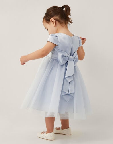 Baby Tulle Bridesmaid Dress, Blue (PALE BLUE), large