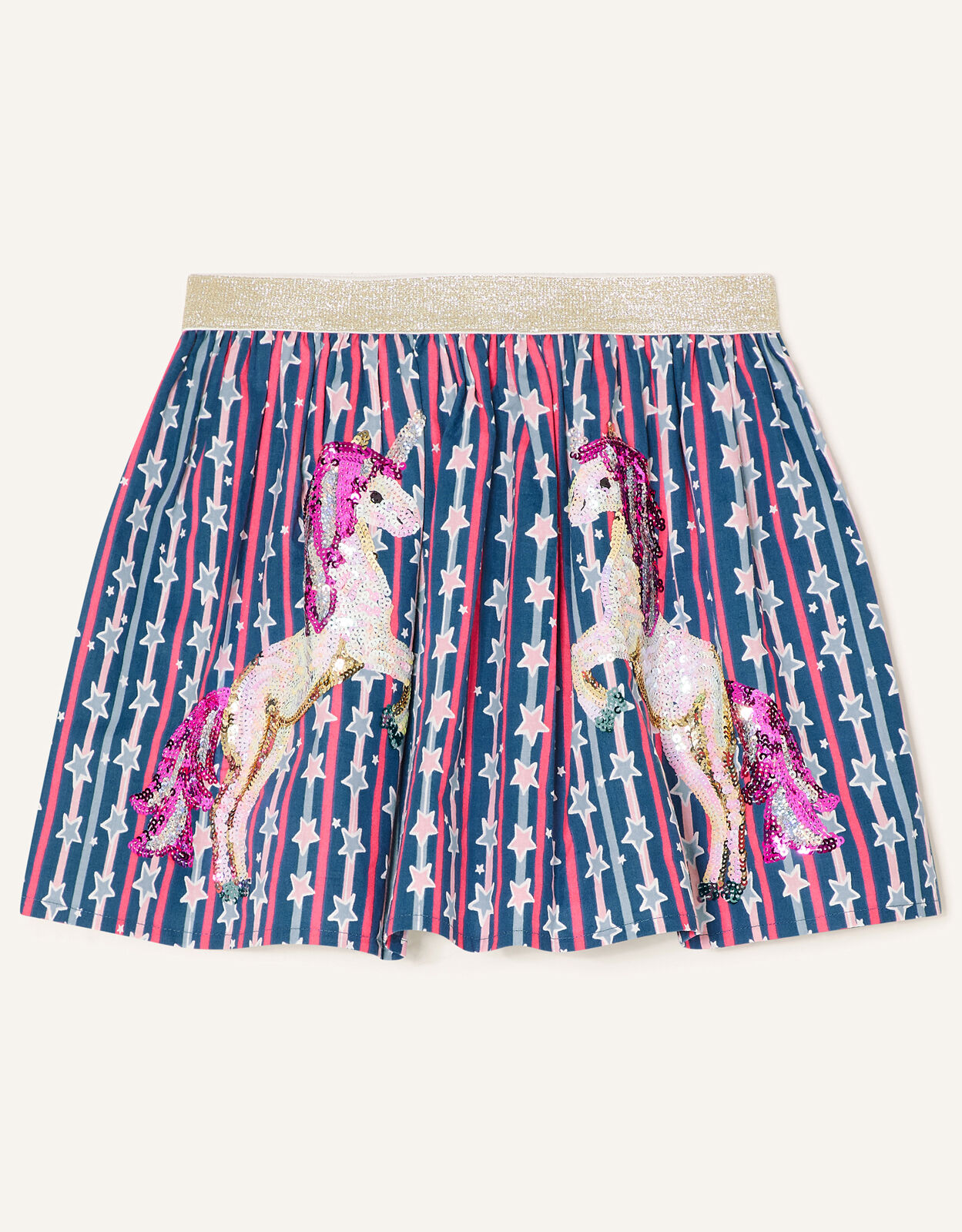 Sequin unicorn skirt top