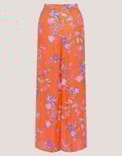 Kaia Floral Trousers , Orange (ORANGE), large