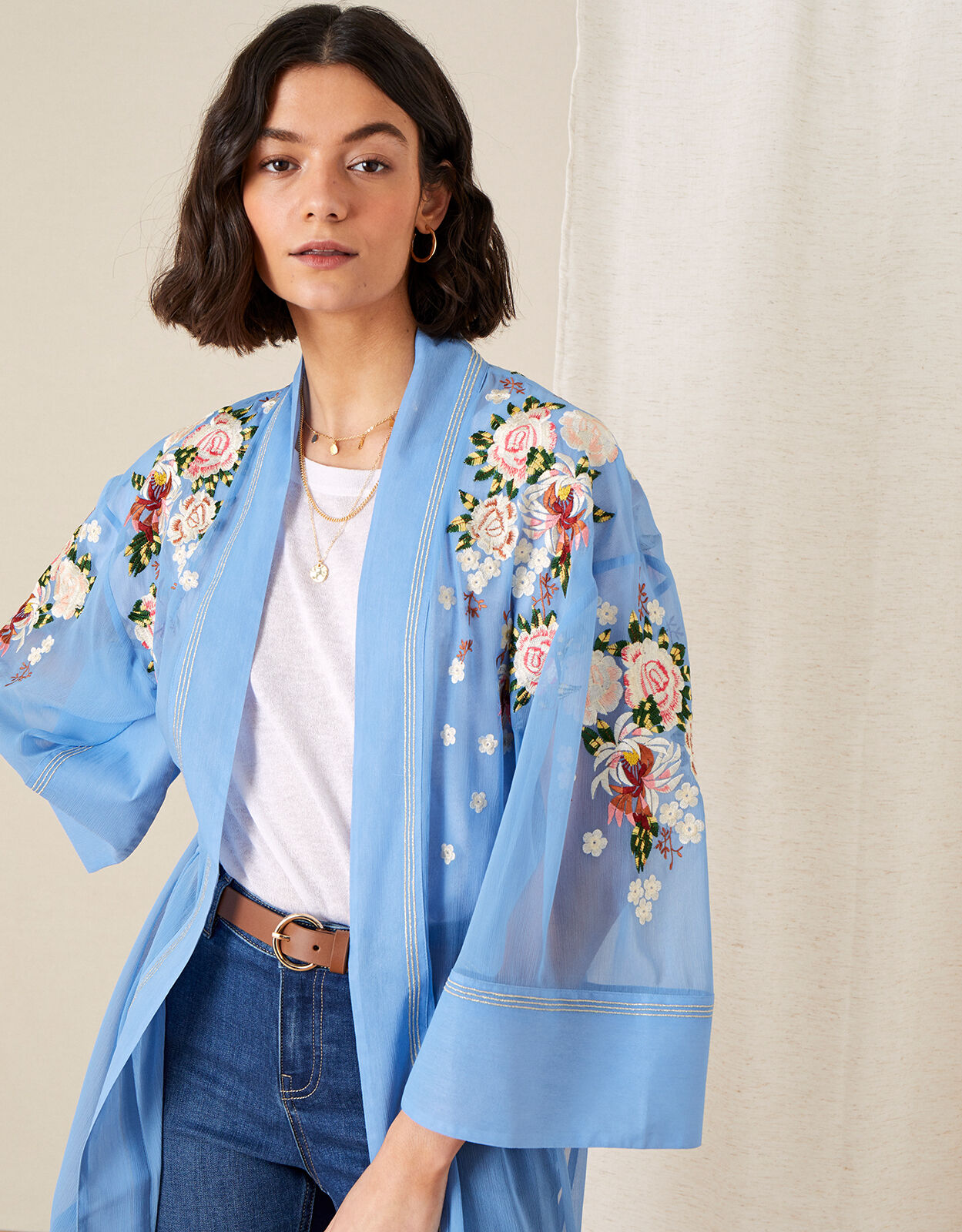 longline kimono jacket