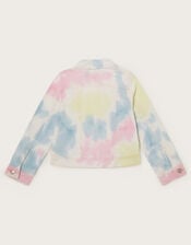 Tie Dye Denim Jacket, Multi (MULTI), large