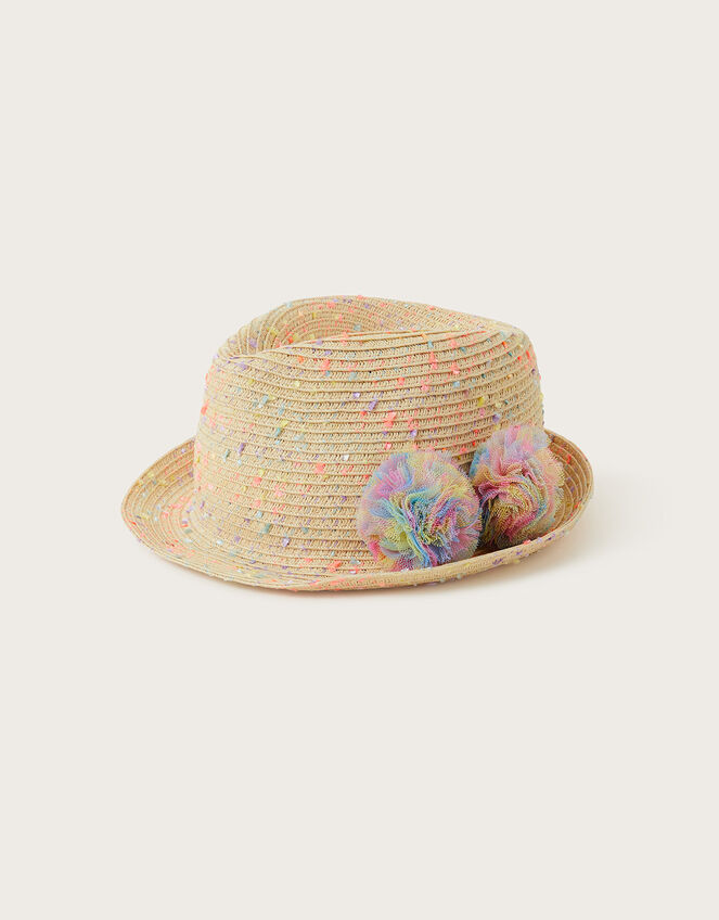 Fluorescent Rainbow Trilby Natural