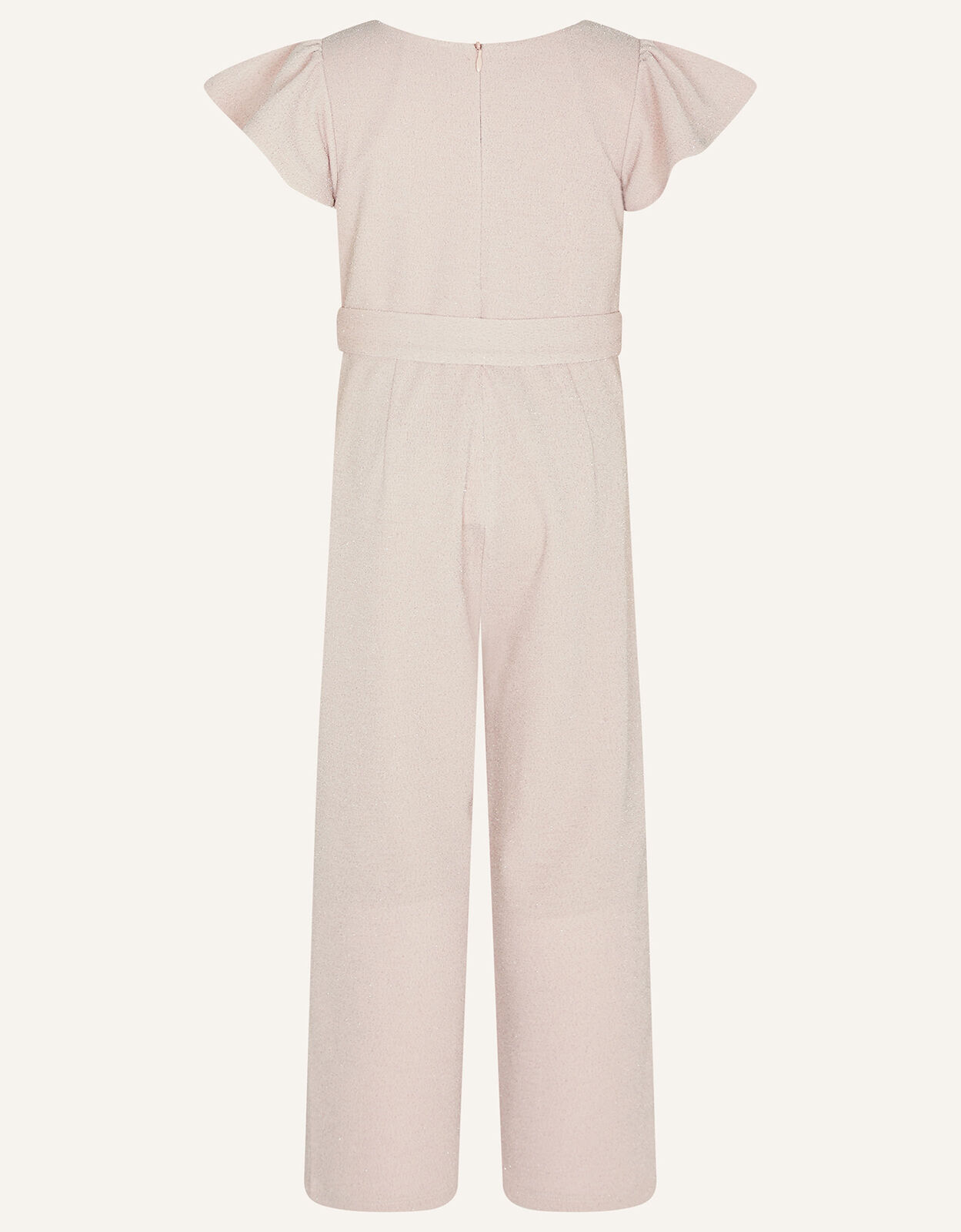Jersey Shimmer Jumpsuit Pink