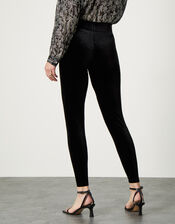 Velvet Leggings, Black (BLACK), large