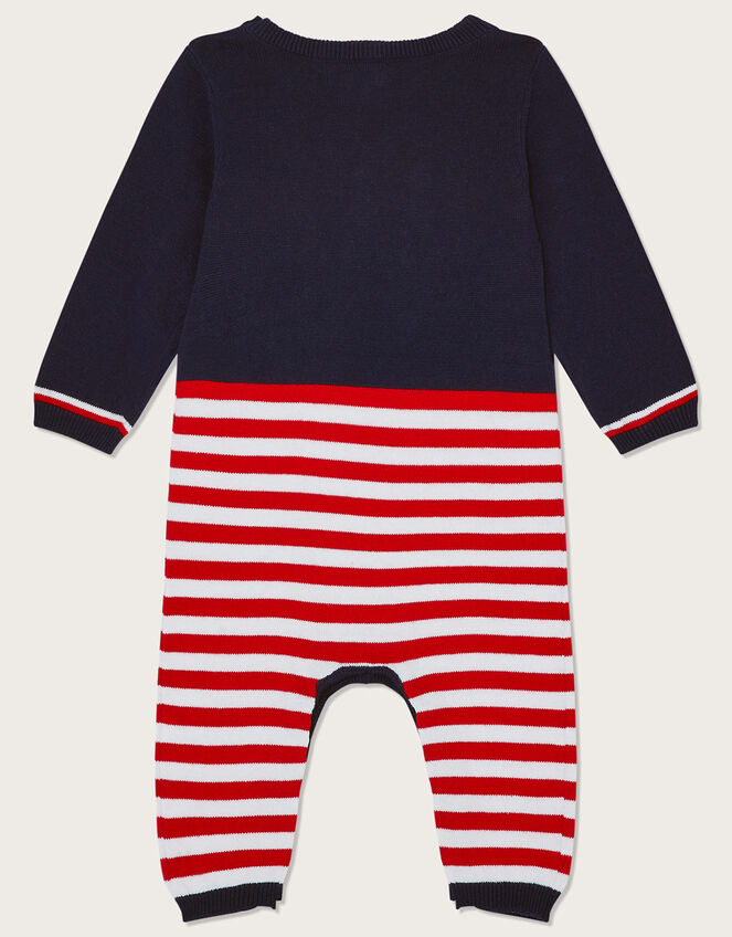 Newborn London Guard Sleepsuit, Blue (NAVY), large