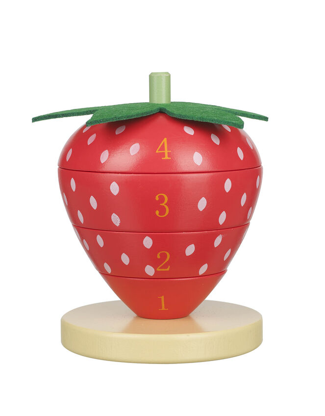 Orange Tree Toys Strawberry Stacking Ring, , large